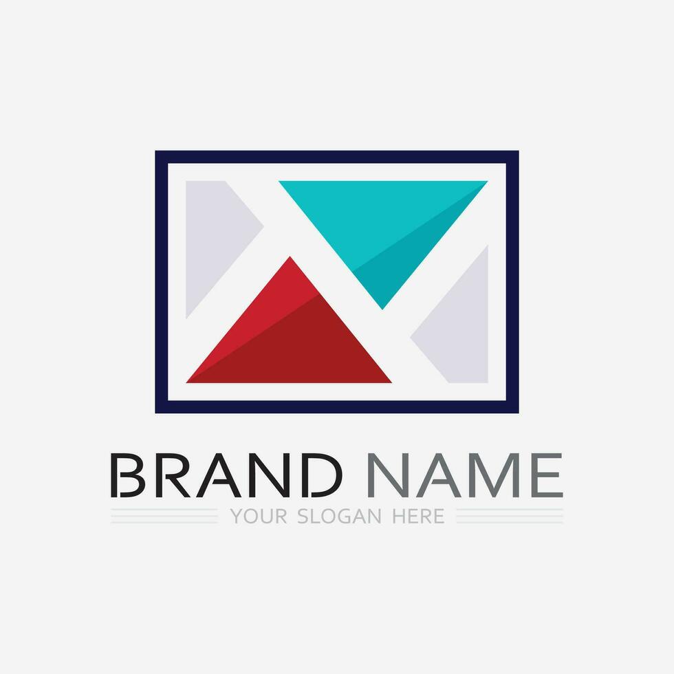 N Letter Logo Template vector