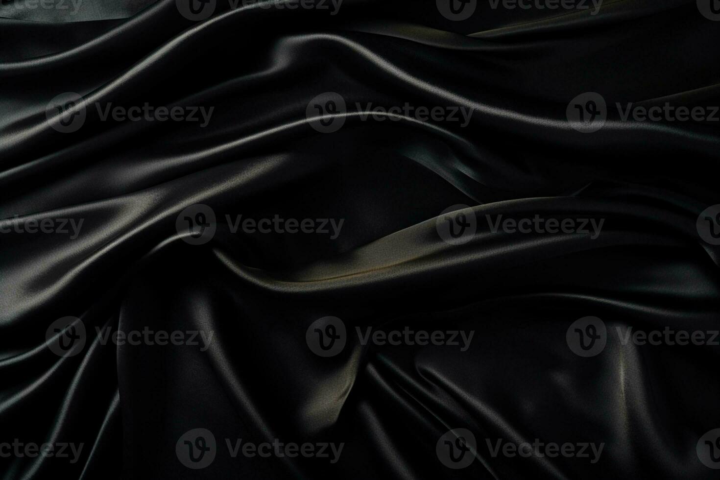 AI Generated Black silk background photo