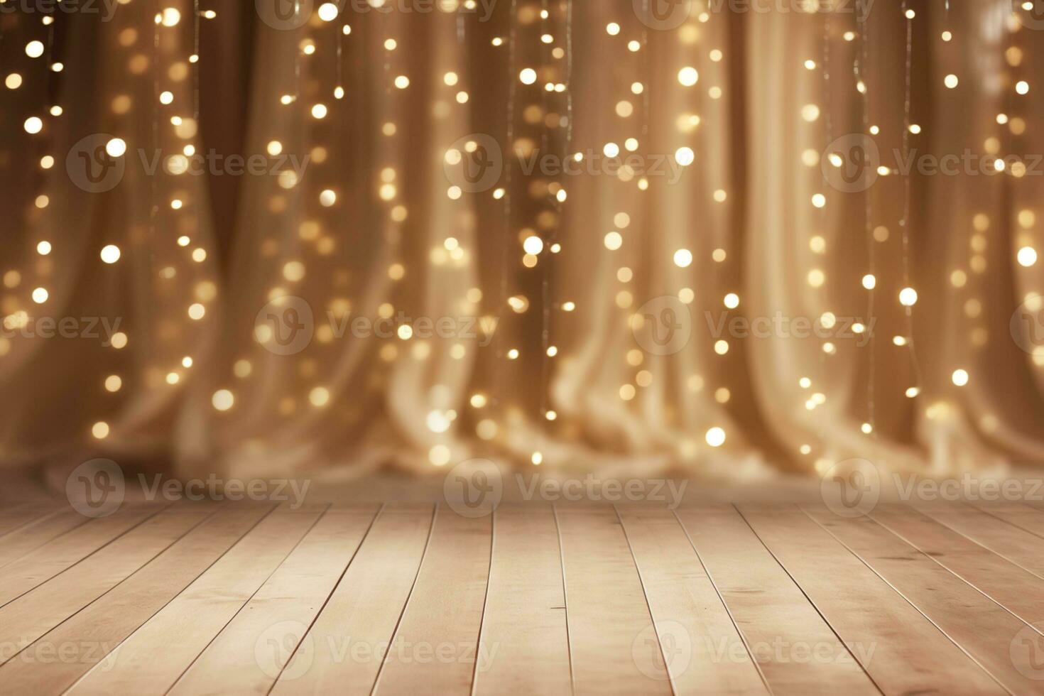 Ai Generated Sparkling Curtain Background photo