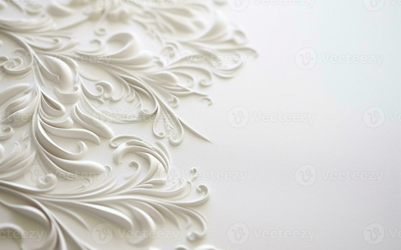 AI Generated abstract white background with copy space photo