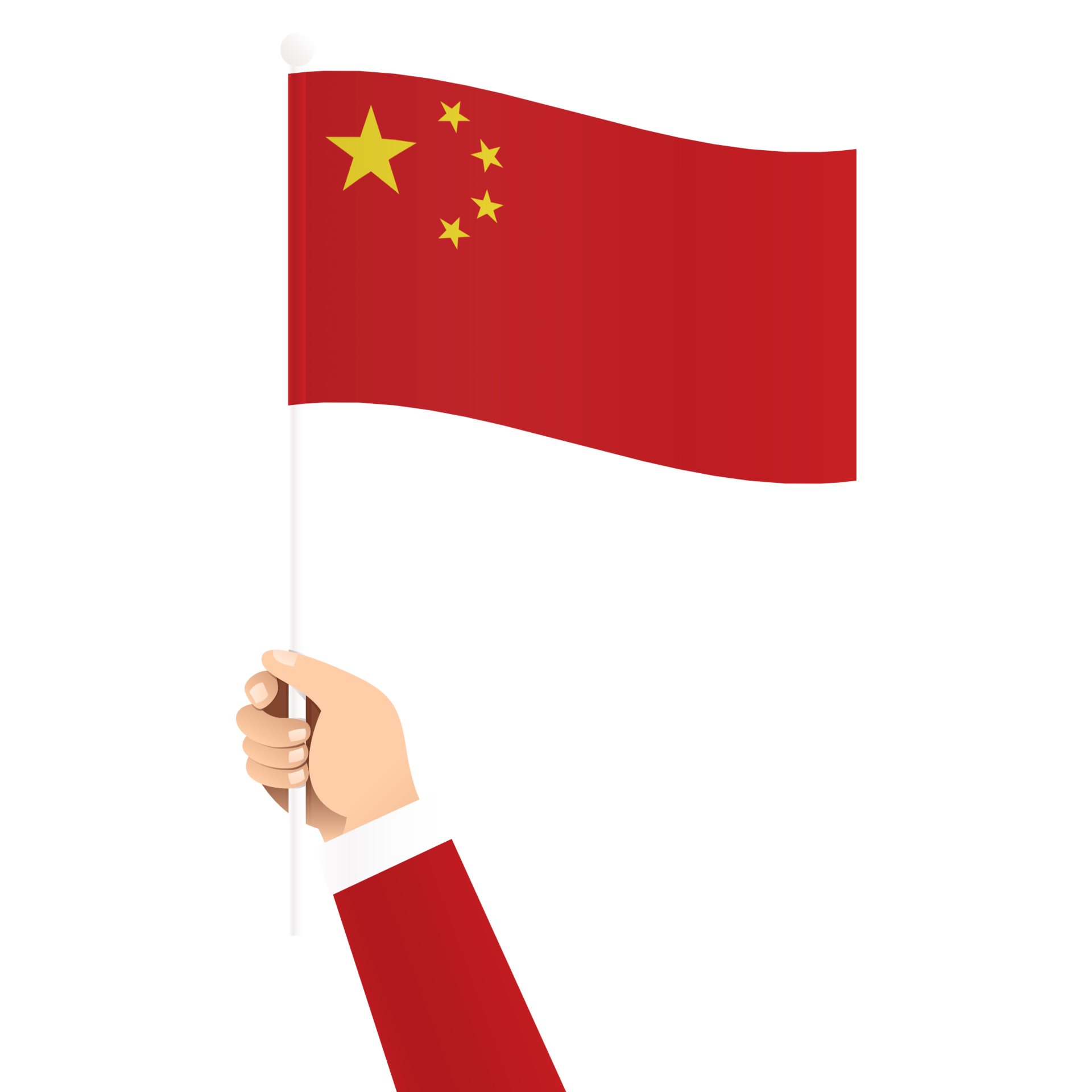 hand-holding-china-national-flag-isolated-transparent-simple