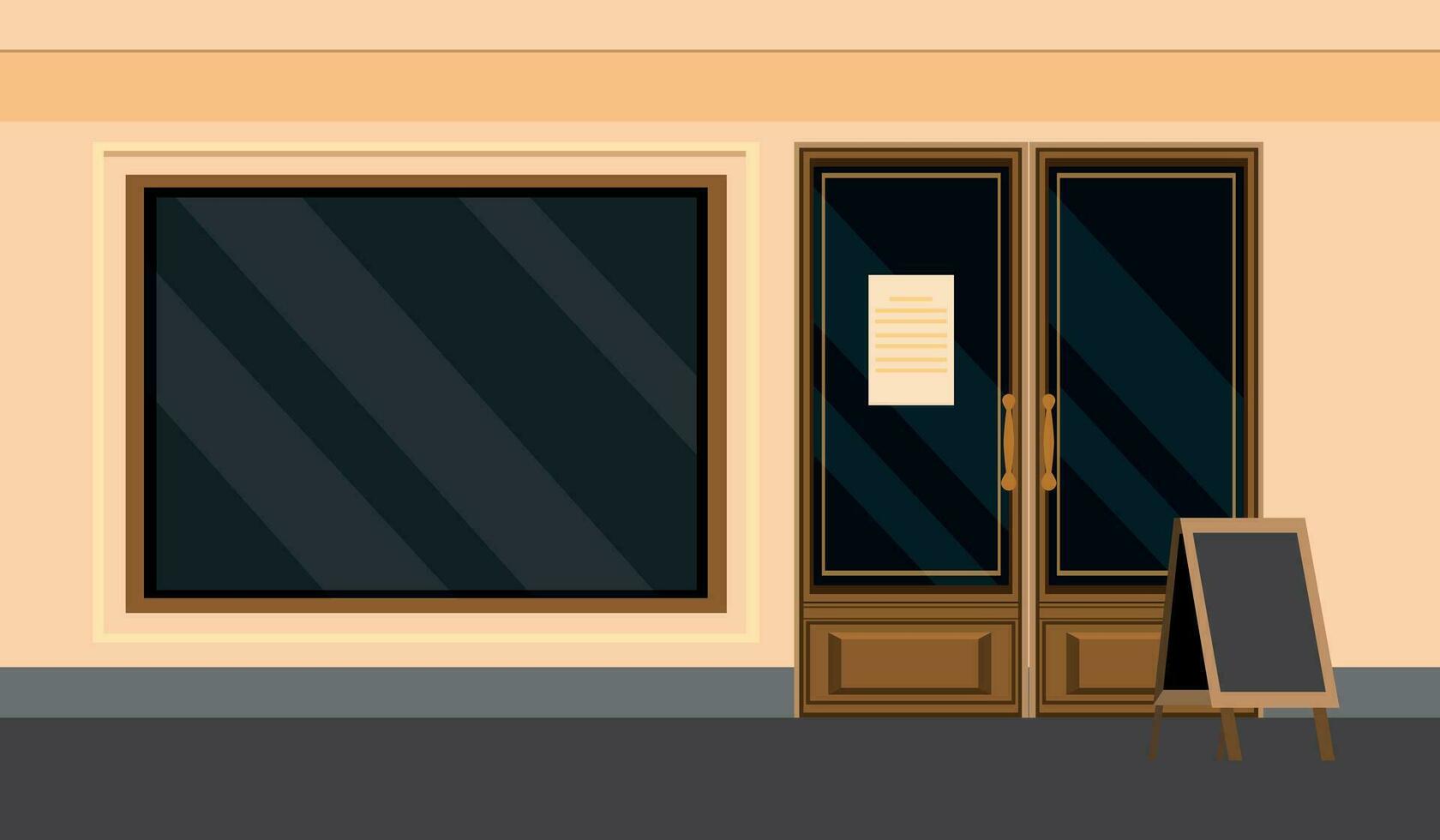 restaurant door vector. wallpaper. background. door vector. label. vector