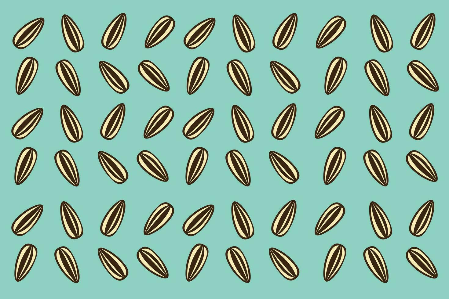 Hand drawn sunflower seeds.Vector seamless pattern vector