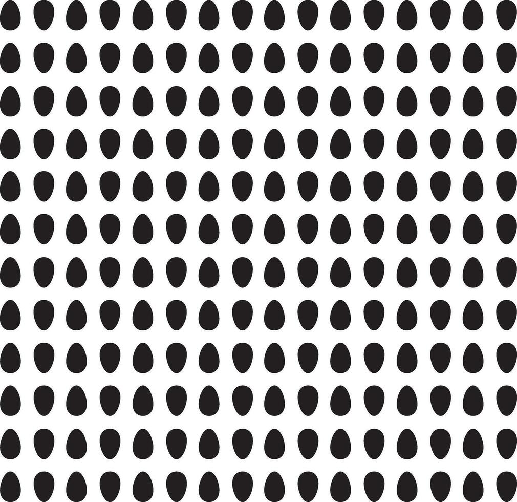 Black sesame seeds pattern wallpaper. Black sesame seeds on white background. vector