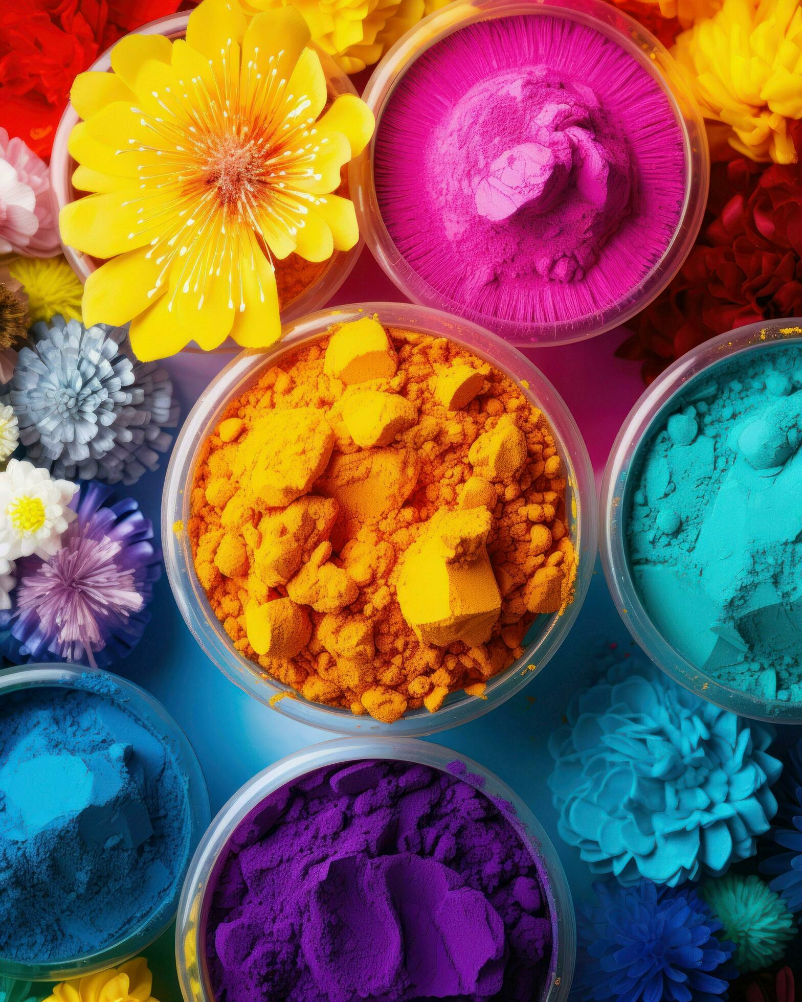 holi powder dance