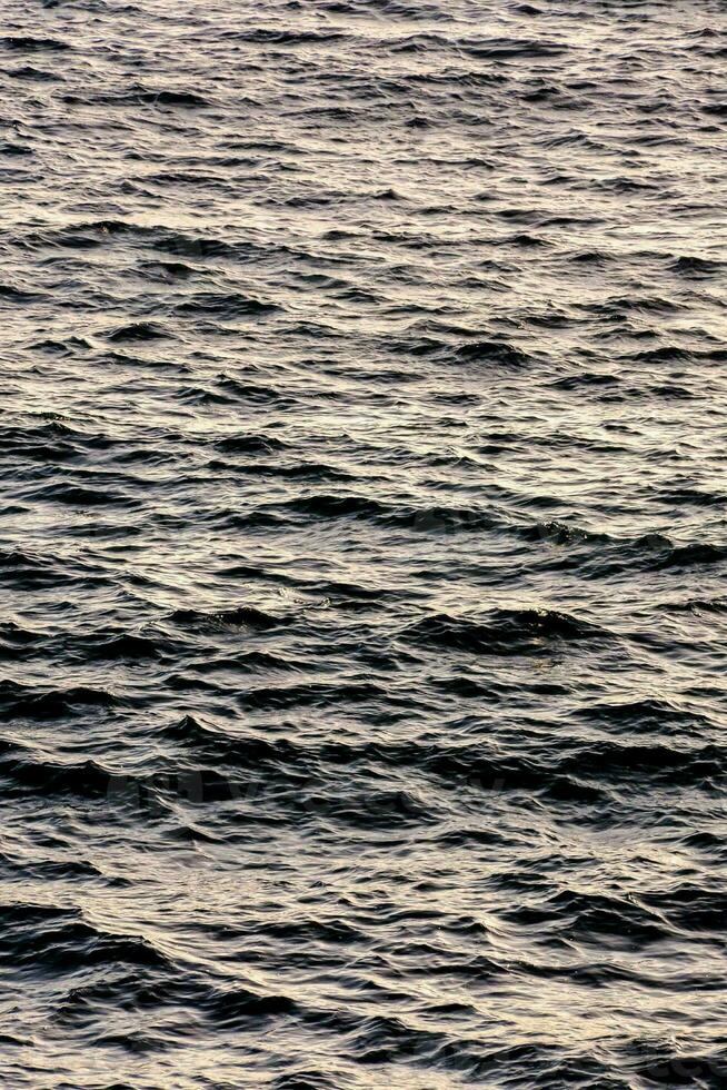 Sea with waves photo