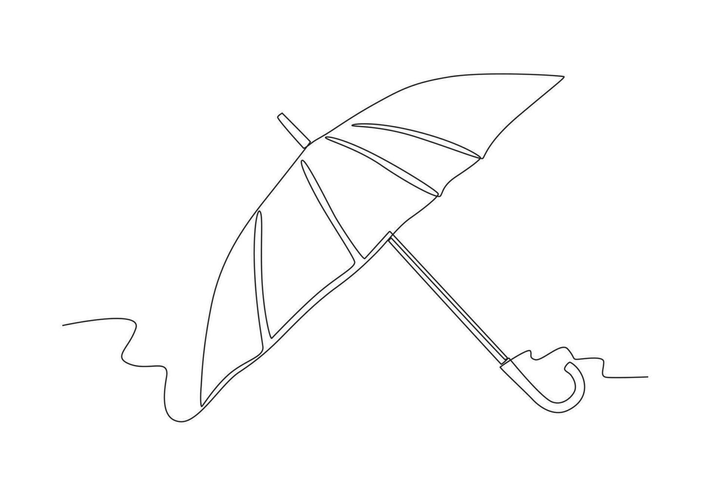 An umbrella for rainy weather vector