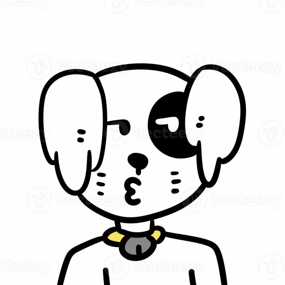 art color of dog icon illustration photo