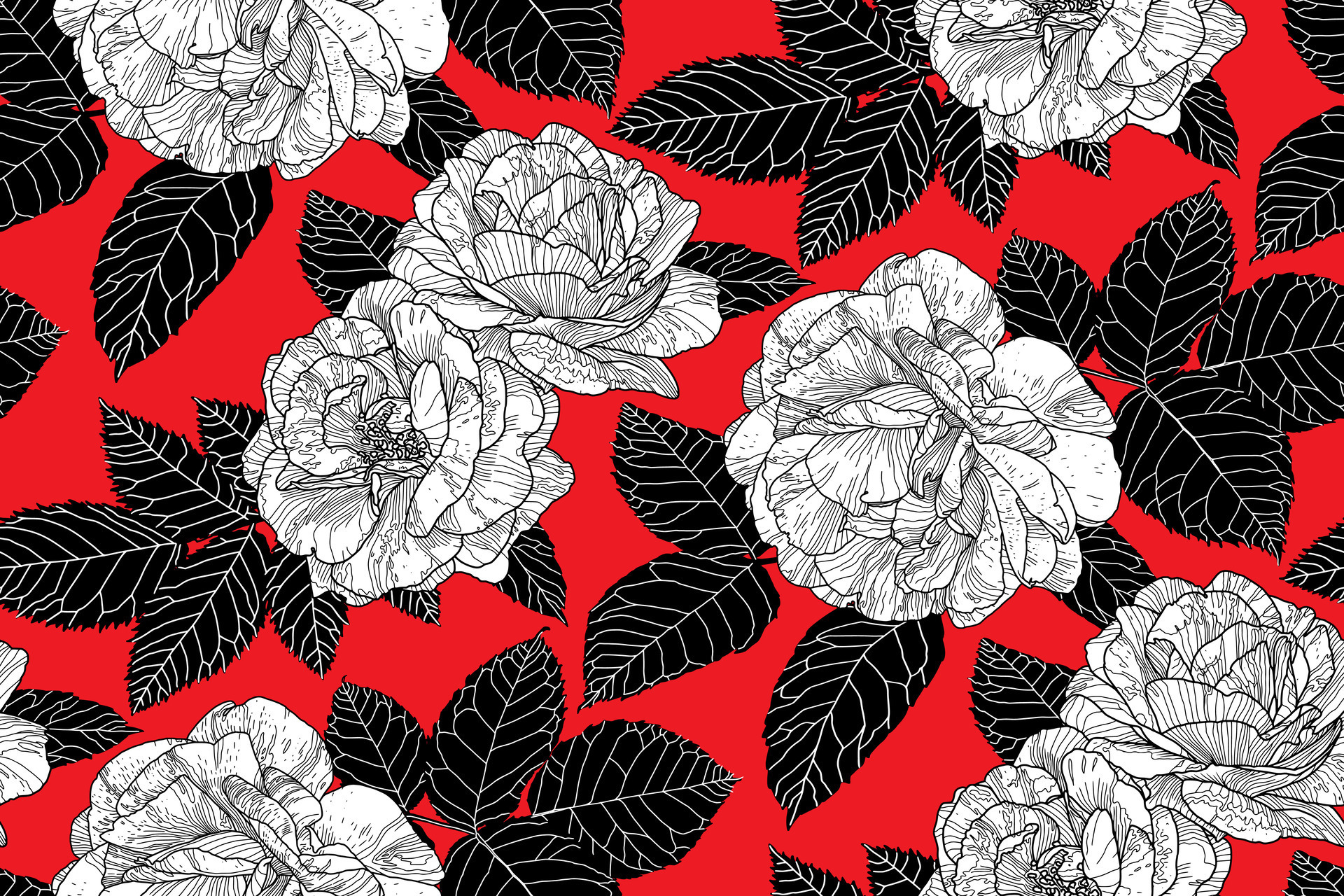 Red and white wallpaper designs deals