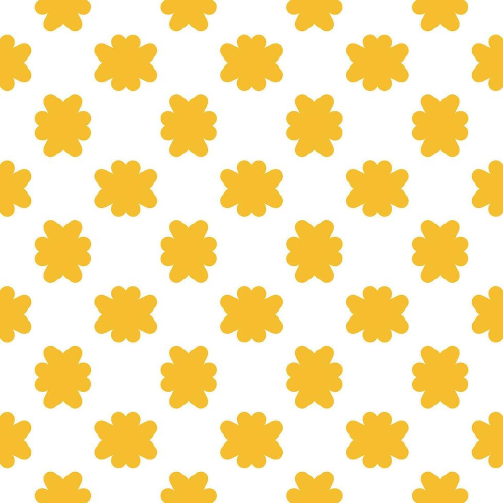 Floral pattern design template with flower motif. nature decorative background in flat style. repeat and seamless vector