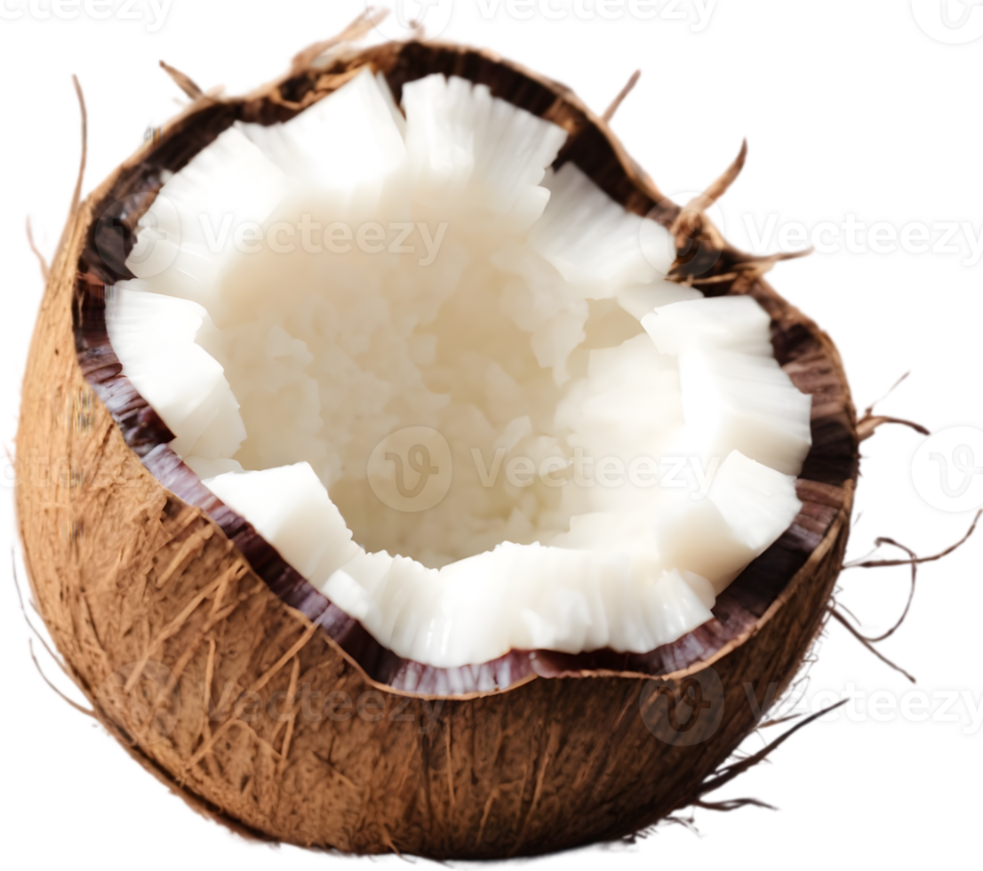 AI generative,Coconut fruit, Fresh coconuts, png