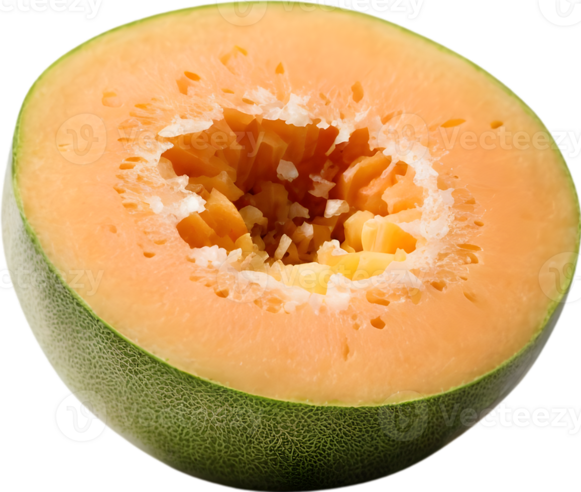 AI generative,Cantaloupe fruit, Fresh cantaloupes, Ripe cantaloupes