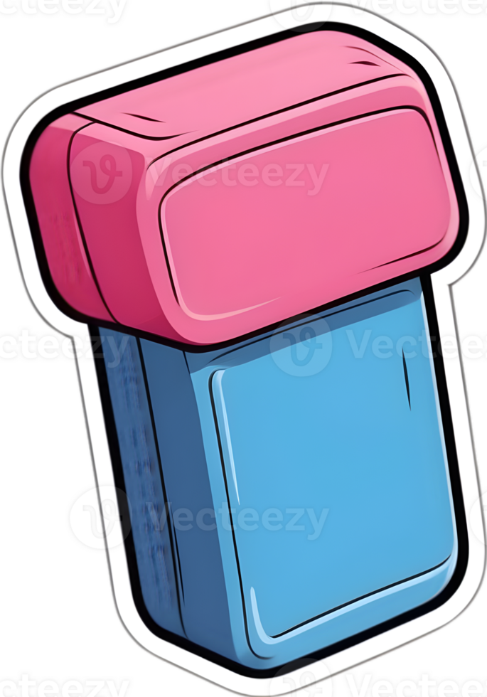 cartoon  eraser  ai generative png