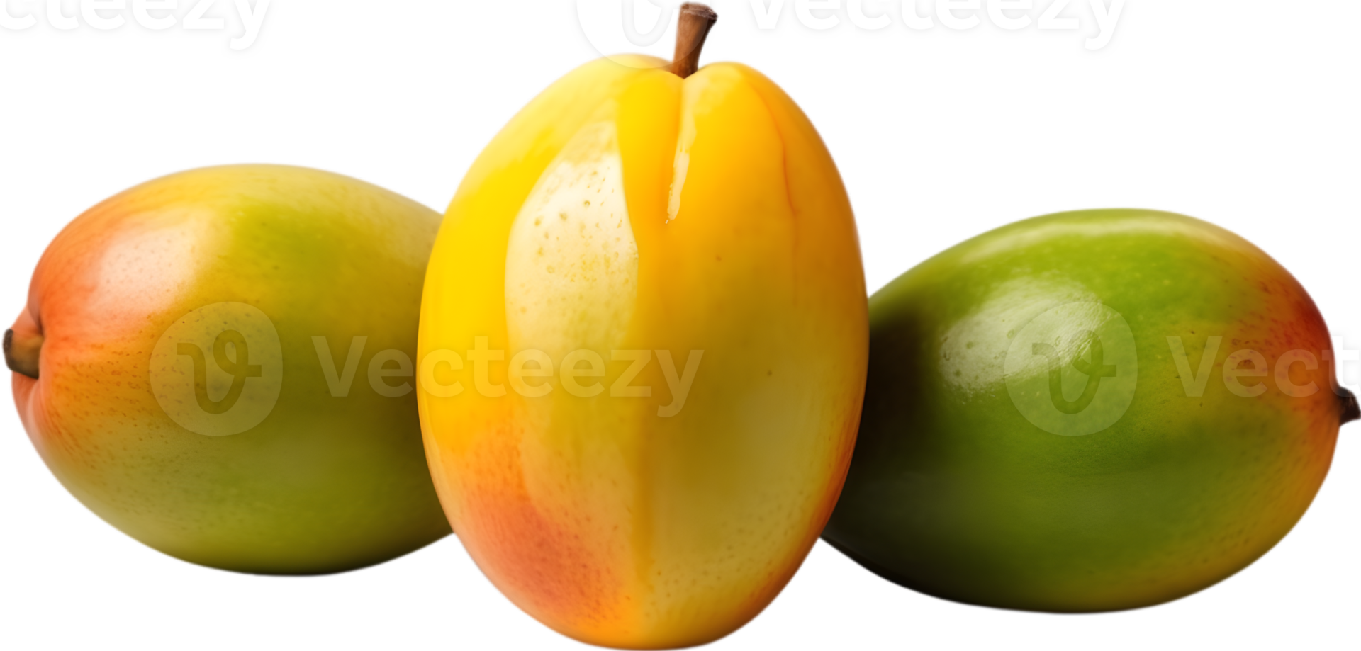 AI generative ,Mango fruit, Fresh mangoes, Yellow mango, png