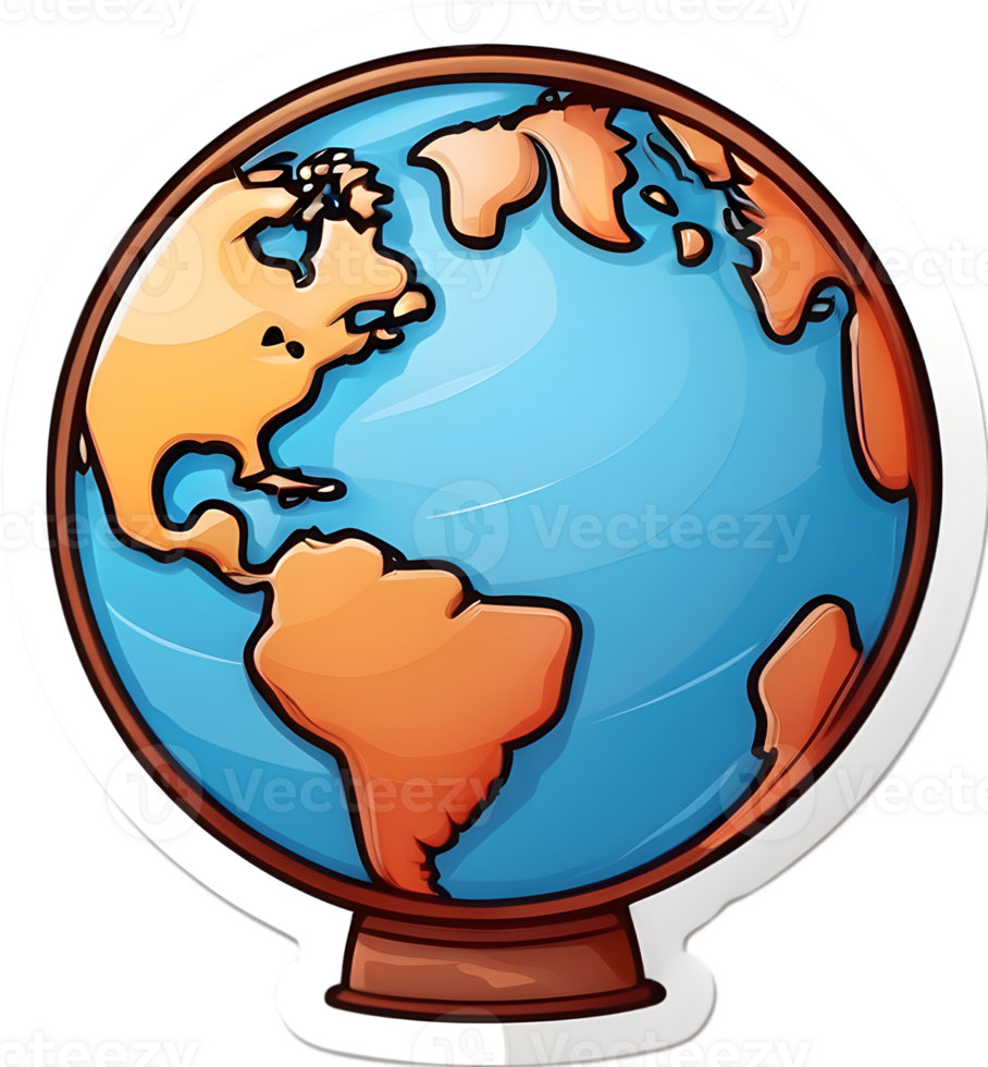 globo clipart ai generativo png