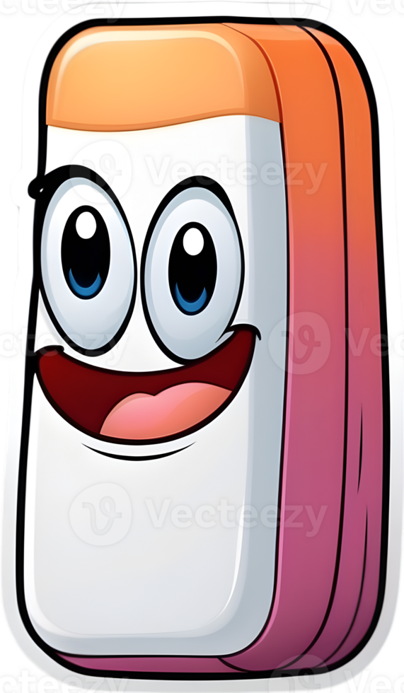 cartoon  eraser  ai generative png