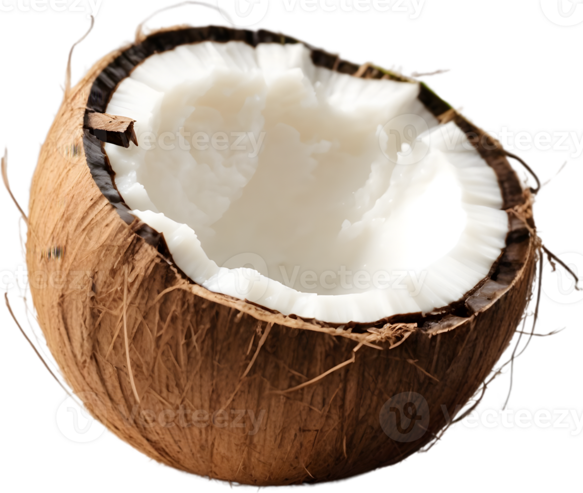 AI generative,Coconut fruit, Fresh coconuts, png