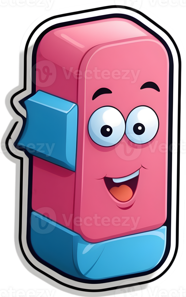 cartoon  eraser  ai generative png