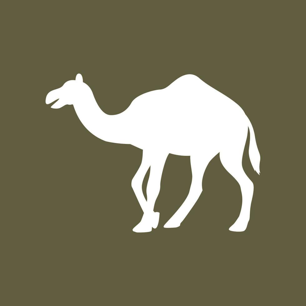 Illustration of Brown Desert Camel vector