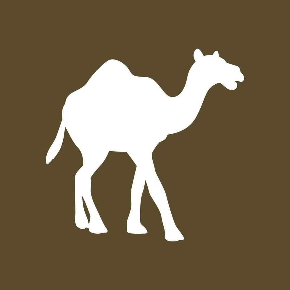 Illustration of Brown Desert Camel vector