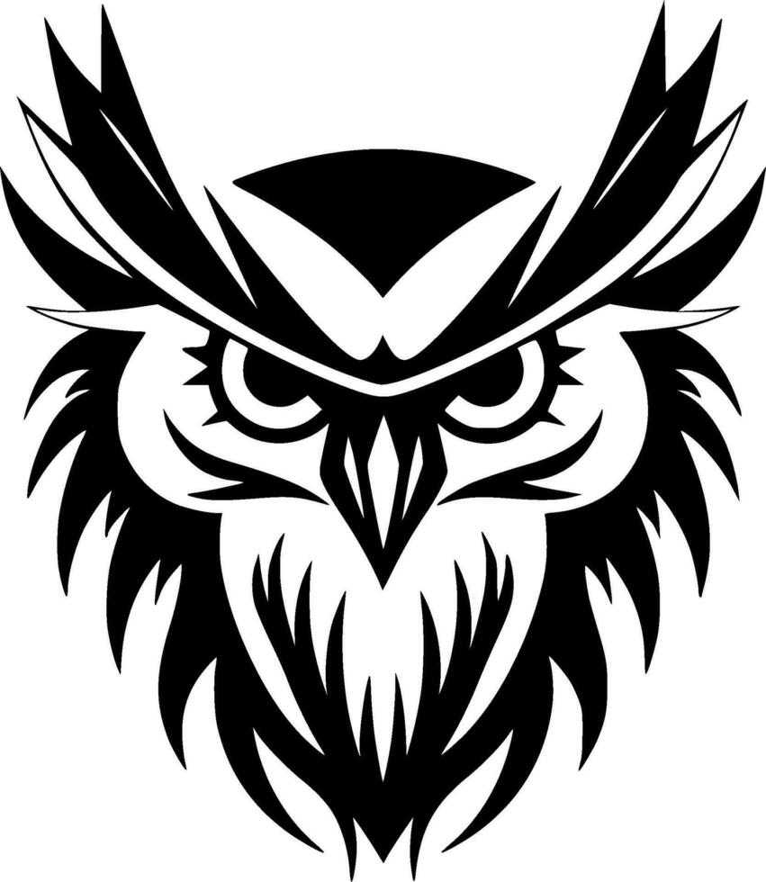 Owl - High Quality Vector Logo - Vector illustration ideal for T-shirt graphic