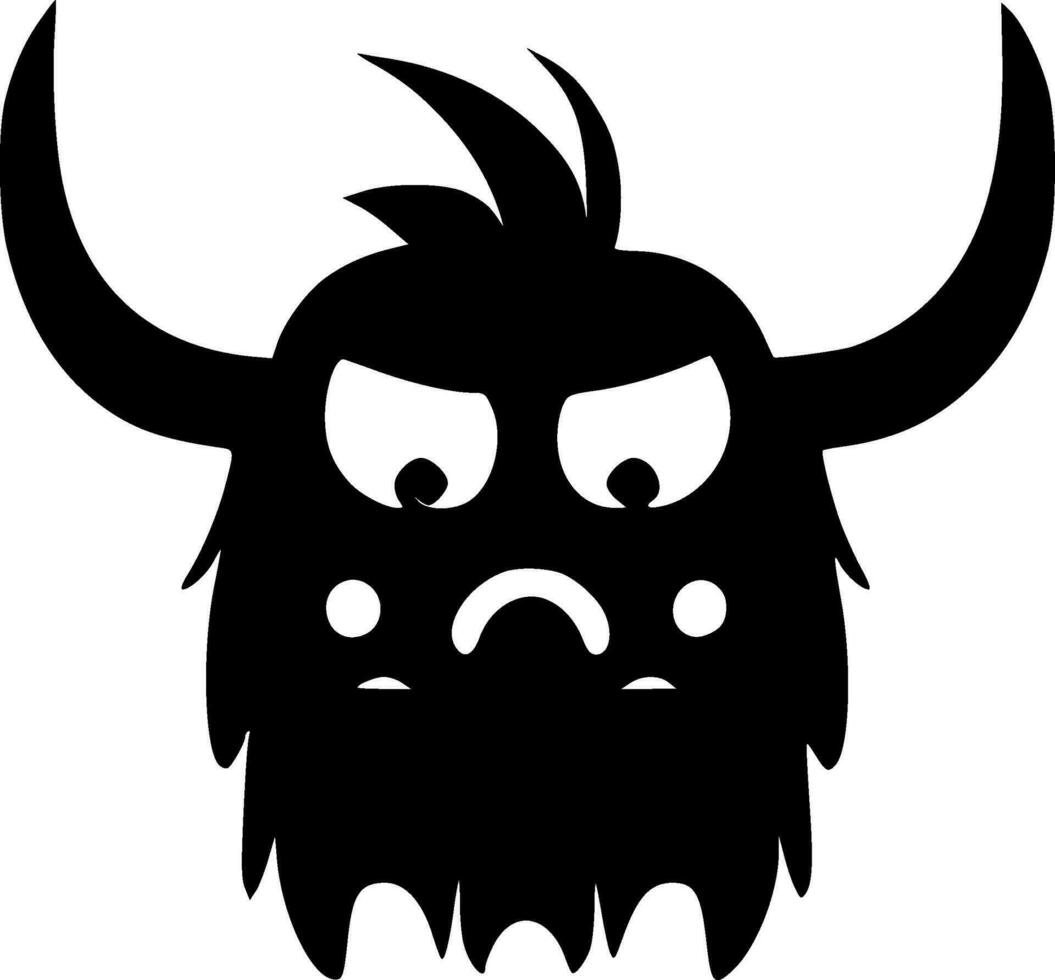 Beast - Minimalist and Flat Logo - Vector illustration