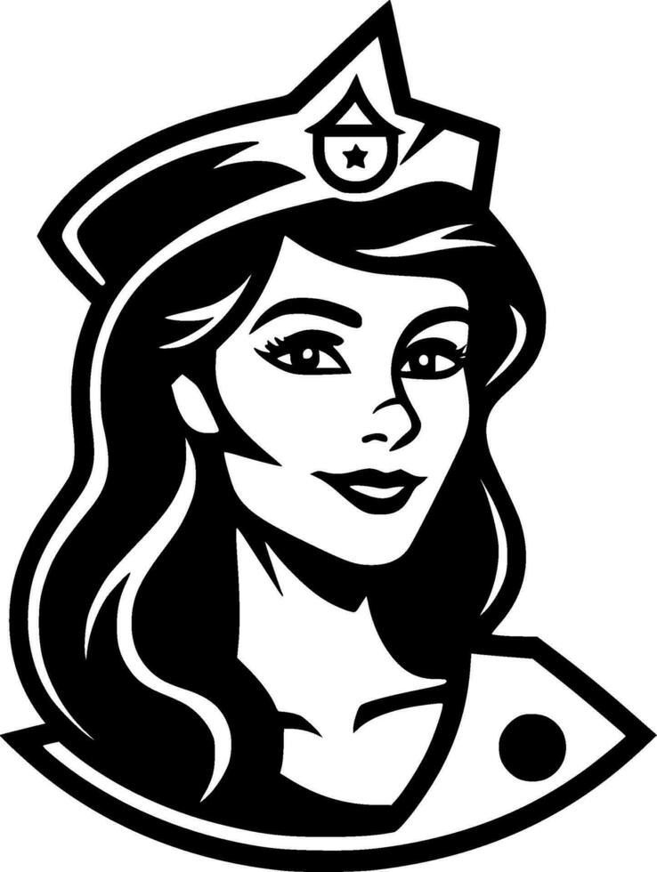 enfermero - alto calidad vector logo - vector ilustración ideal para camiseta gráfico