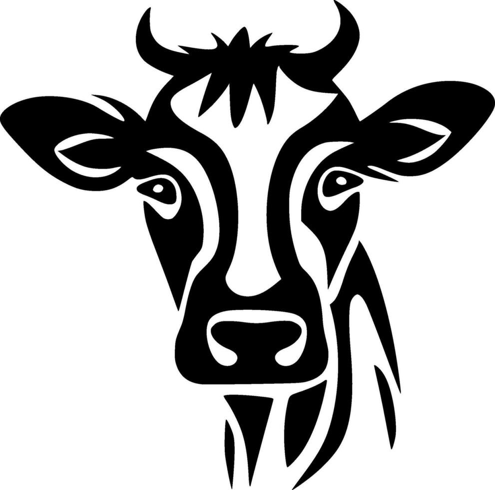 vaca - alto calidad vector logo - vector ilustración ideal para camiseta gráfico