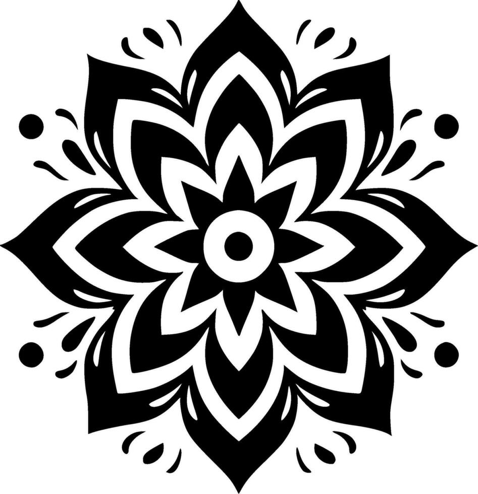 Mandala - High Quality Vector Logo - Vector illustration ideal for T-shirt graphic