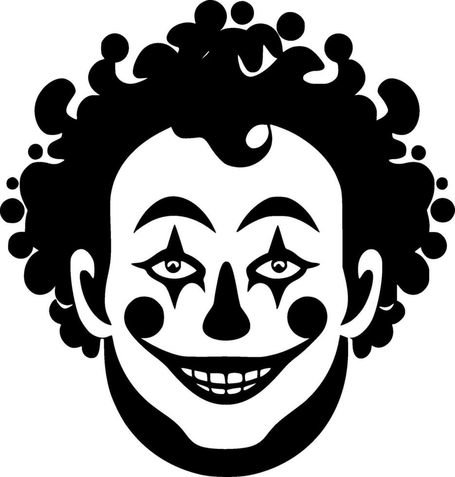 Clown - High Quality Vector Logo - Vector illustration ideal for T-shirt graphic