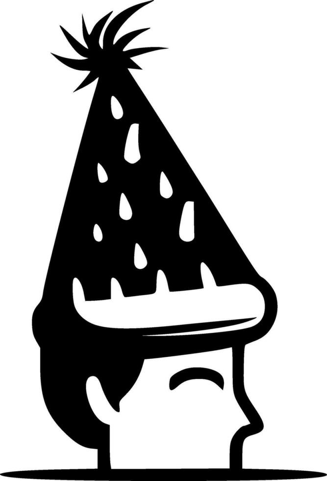 Birthday, Minimalist and Simple Silhouette - Vector illustration