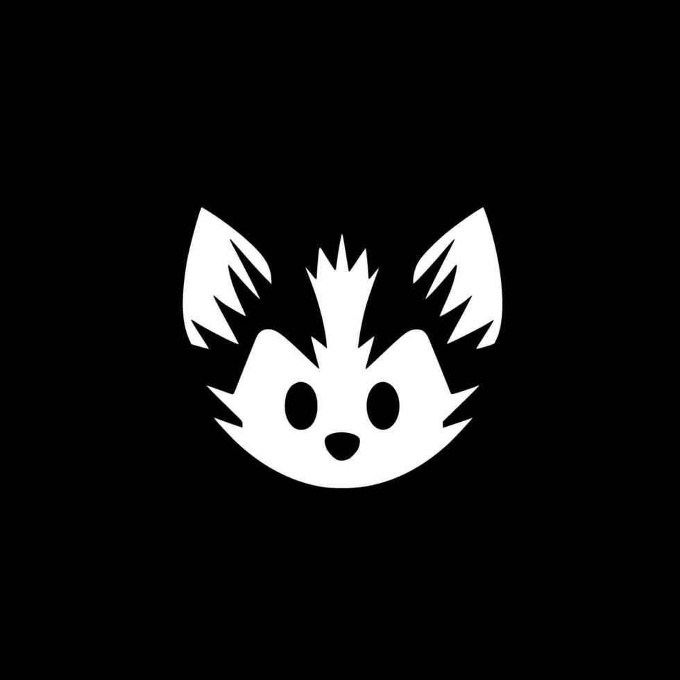 Skunk, Minimalist and Simple Silhouette - Vector illustration