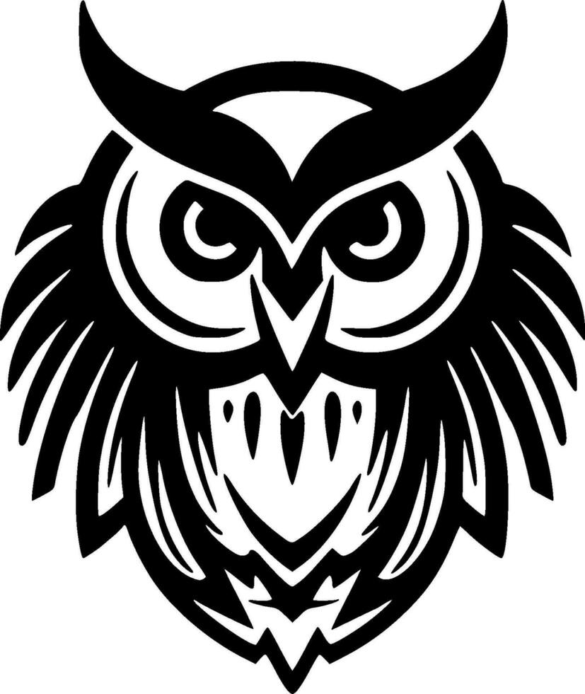 Owl - High Quality Vector Logo - Vector illustration ideal for T-shirt graphic