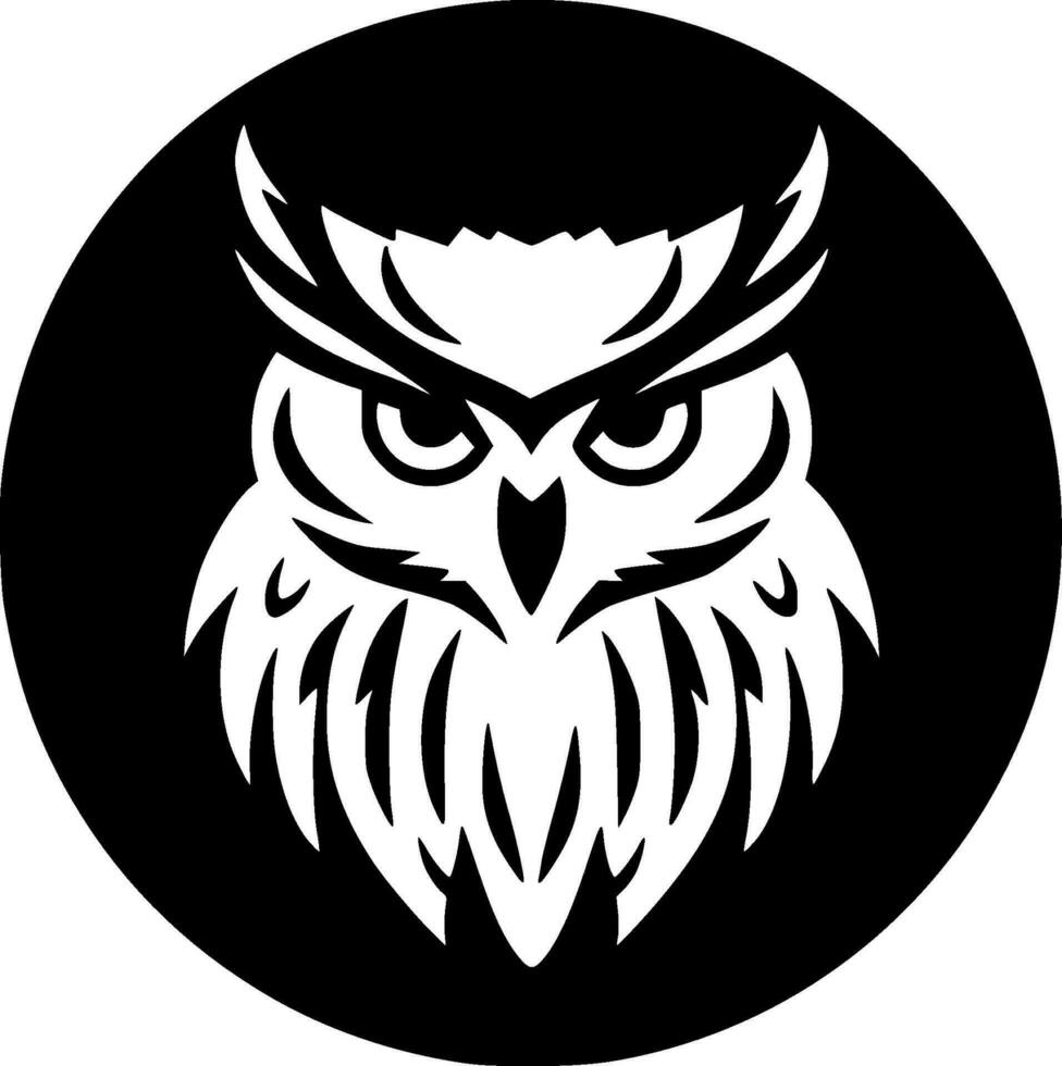 Owl - High Quality Vector Logo - Vector illustration ideal for T-shirt graphic