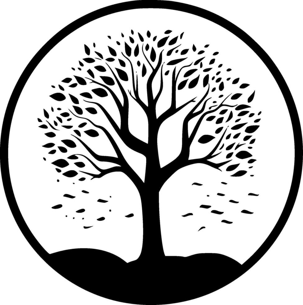 Tree - High Quality Vector Logo - Vector illustration ideal for T-shirt graphic