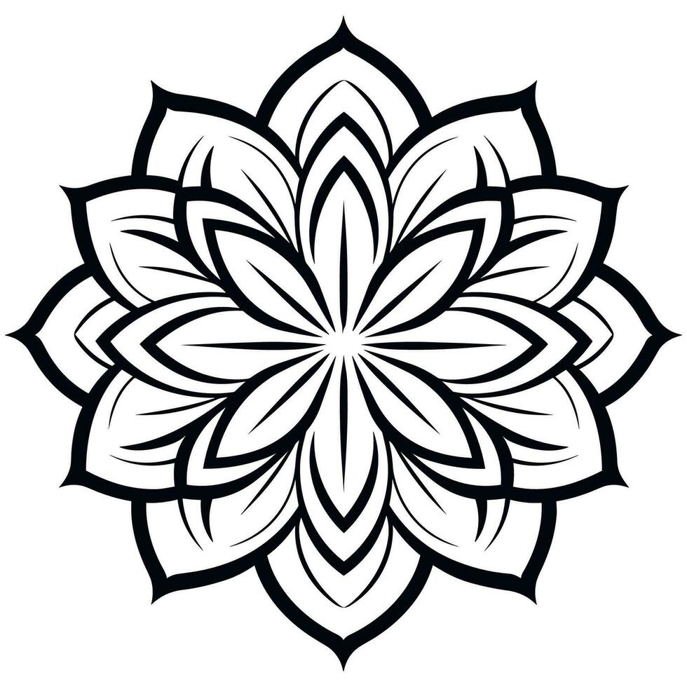 Free Abstract Colorful Ornamental luxury mandala pattern vector