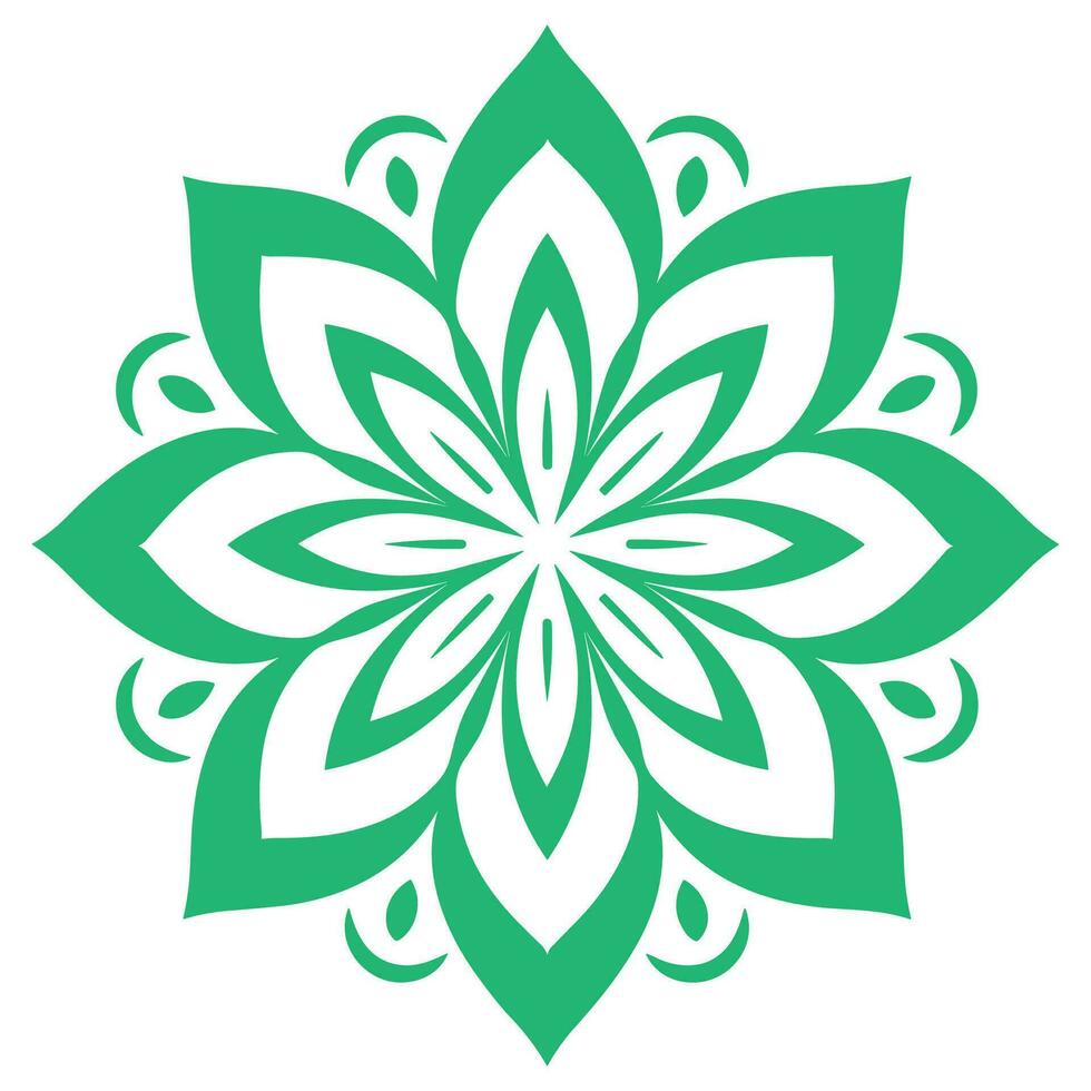 Free Abstract Colorful Ornamental luxury mandala pattern vector