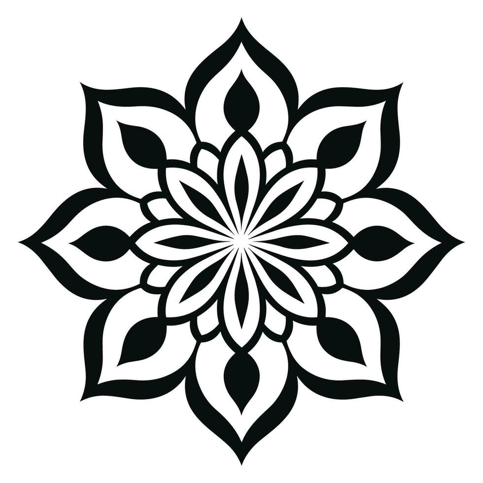 Free Abstract Colorful Ornamental luxury mandala pattern vector