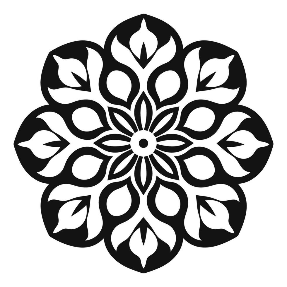 Free Abstract Colorful Ornamental luxury mandala pattern vector