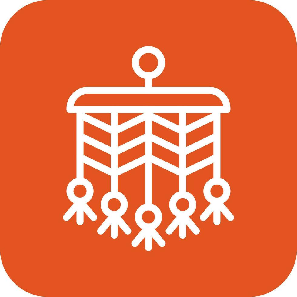 Macrame Vector Icon Design Illustration