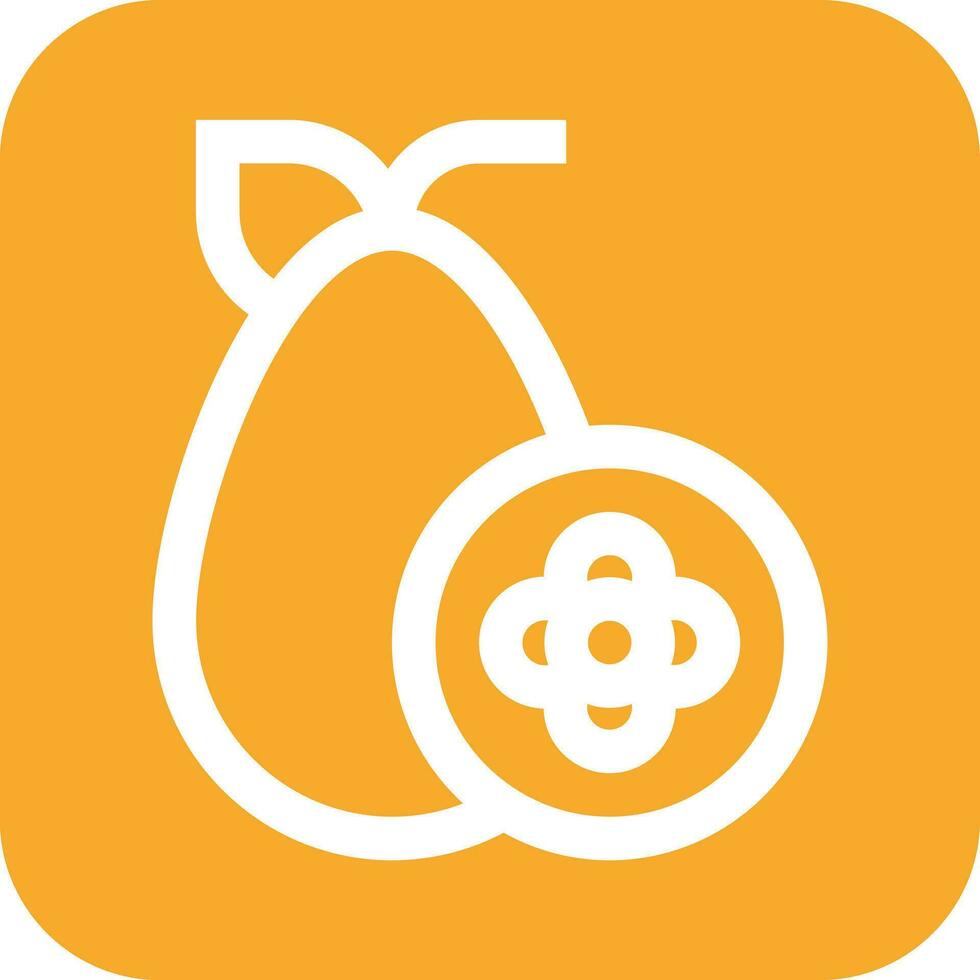 Kumquat Vector Icon Design Illustration