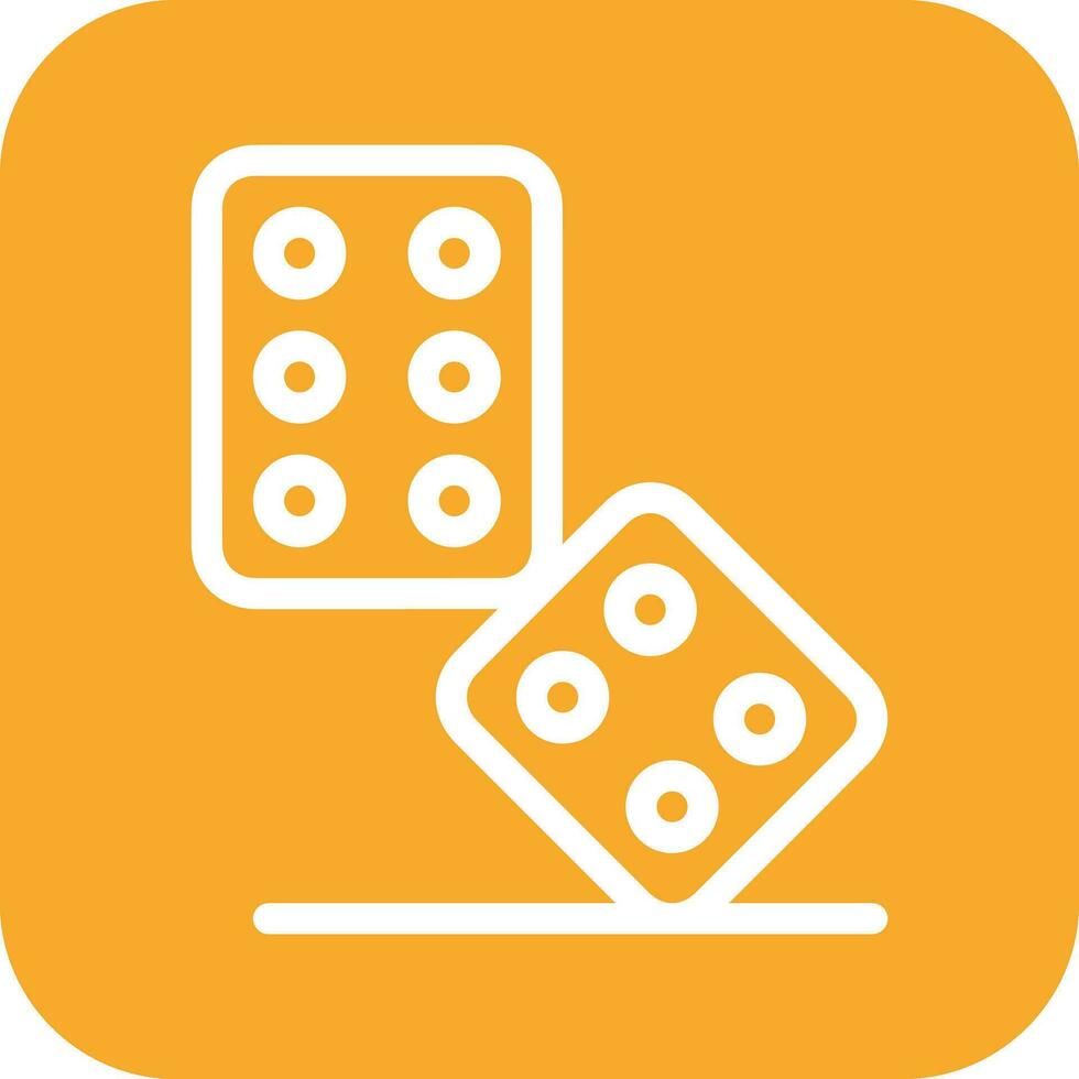 Dice Vector Icon Design Illustration