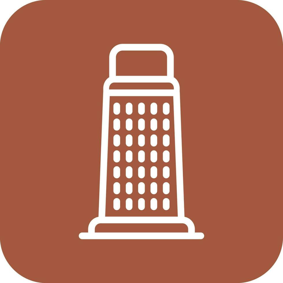 Cheese Grater Vector Icon Design Illustration