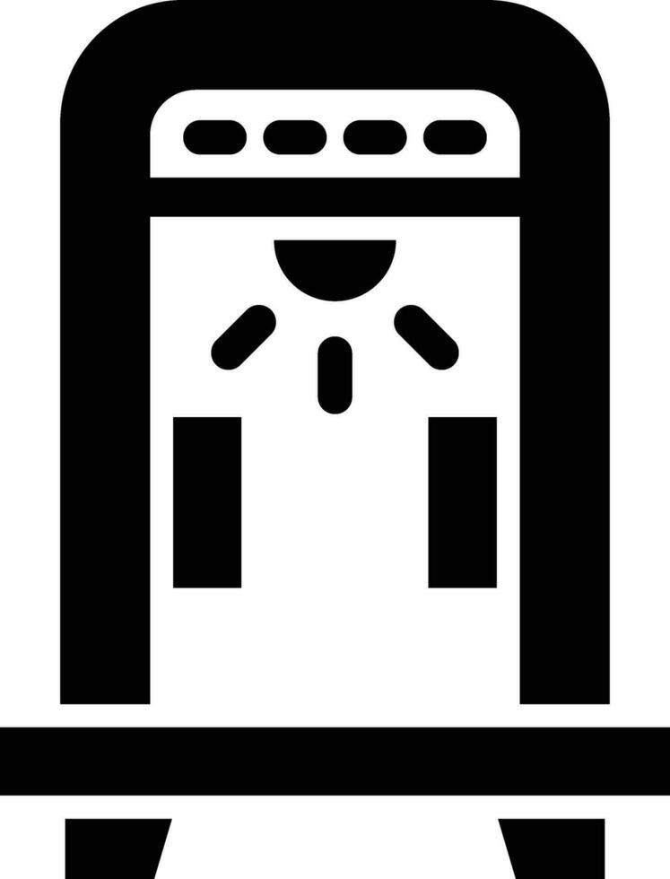 Metal Detector Vector Icon Design Illustration