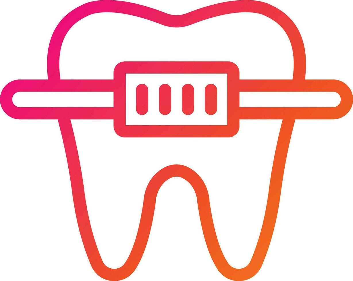 Braces Vector Icon Design Illustration