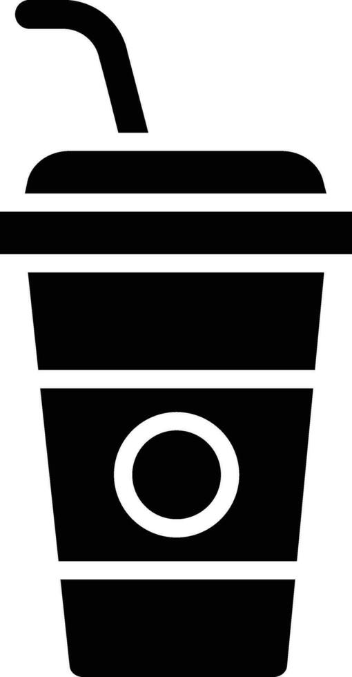 Cold Drink Vector Icon Design Illustration