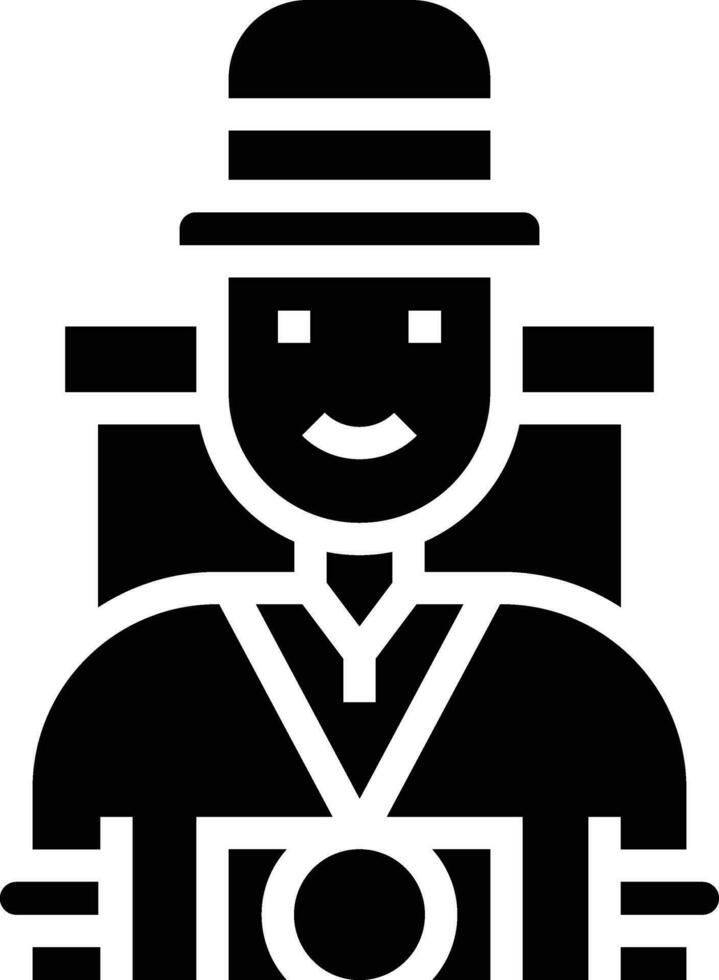 Tourist Vector Icon Design Illustration