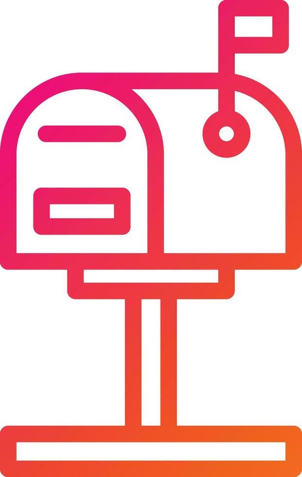 Letterbox Vector Icon Design Illustration