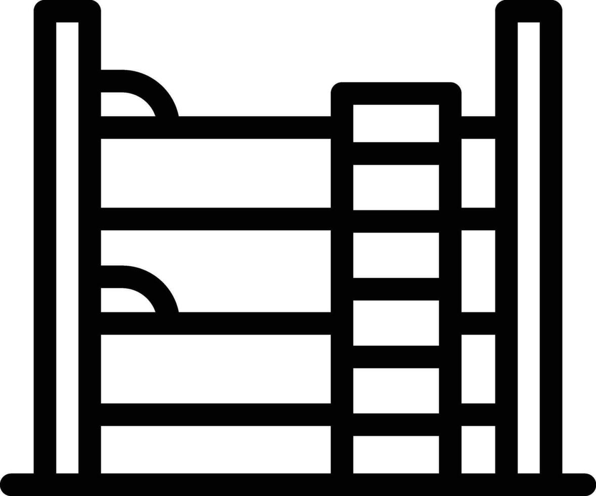 Bunk Bed Vector Icon Design Illustration