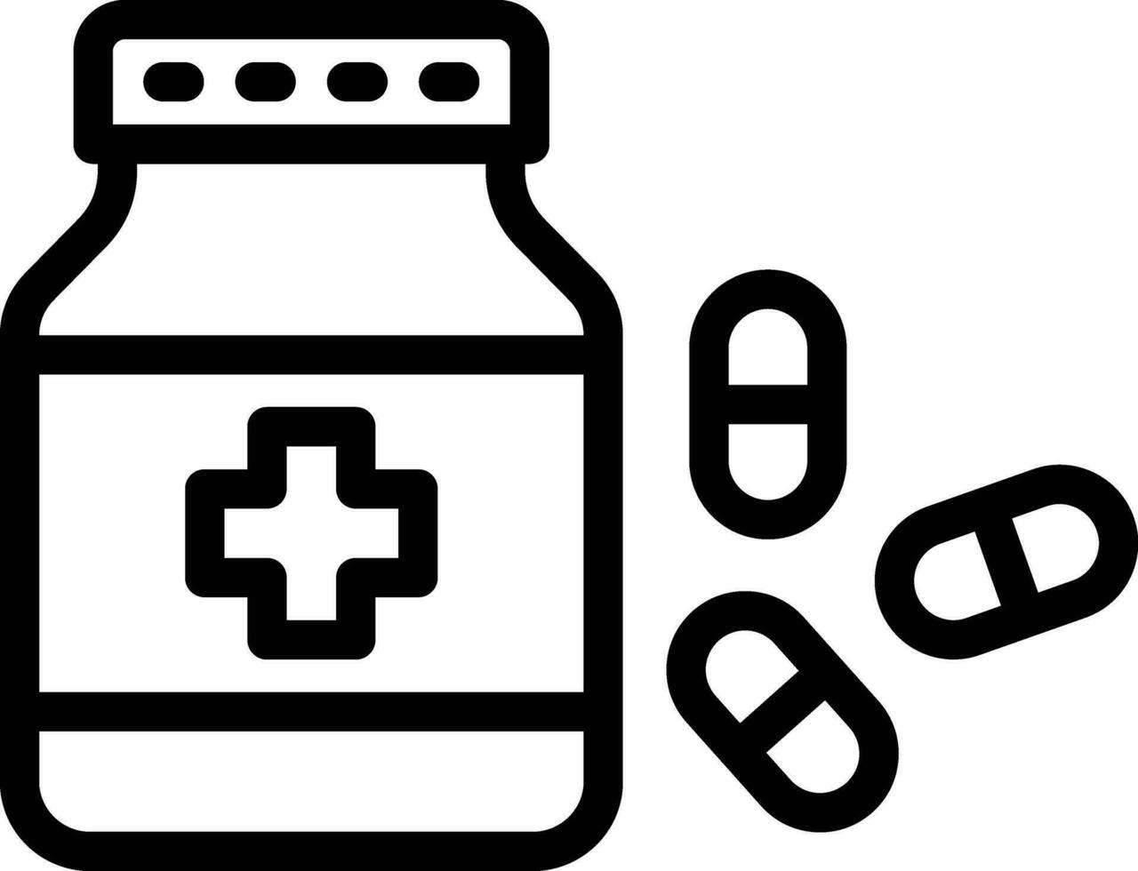 Pills Vector Icon Design Illustration